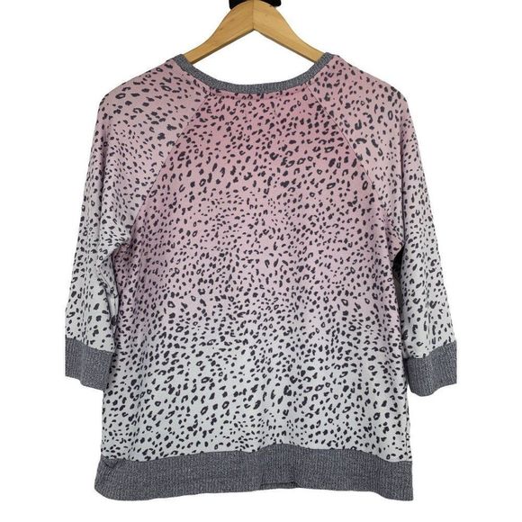 Women’s Lounge Sleep Top Size Small 1774 Simply Vera Wang Raglan Cozy - Picture 7 of 12